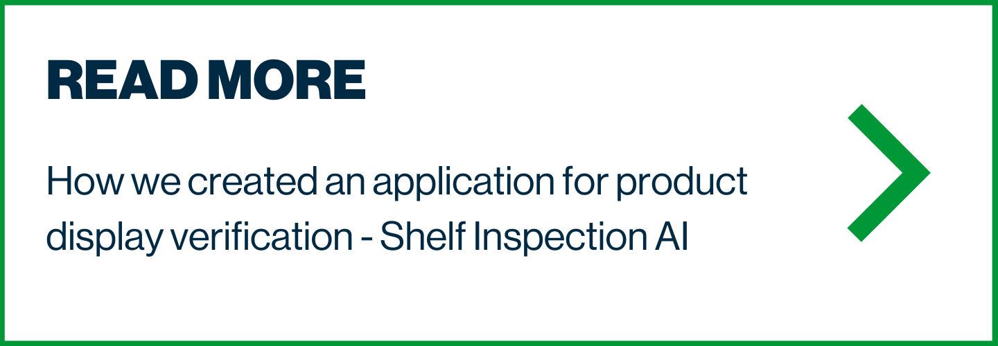 How we created an application for product display verification - Shelf Inspection AI