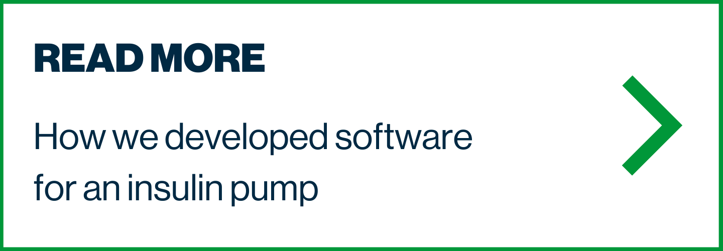 How we developed software for an insulin pump