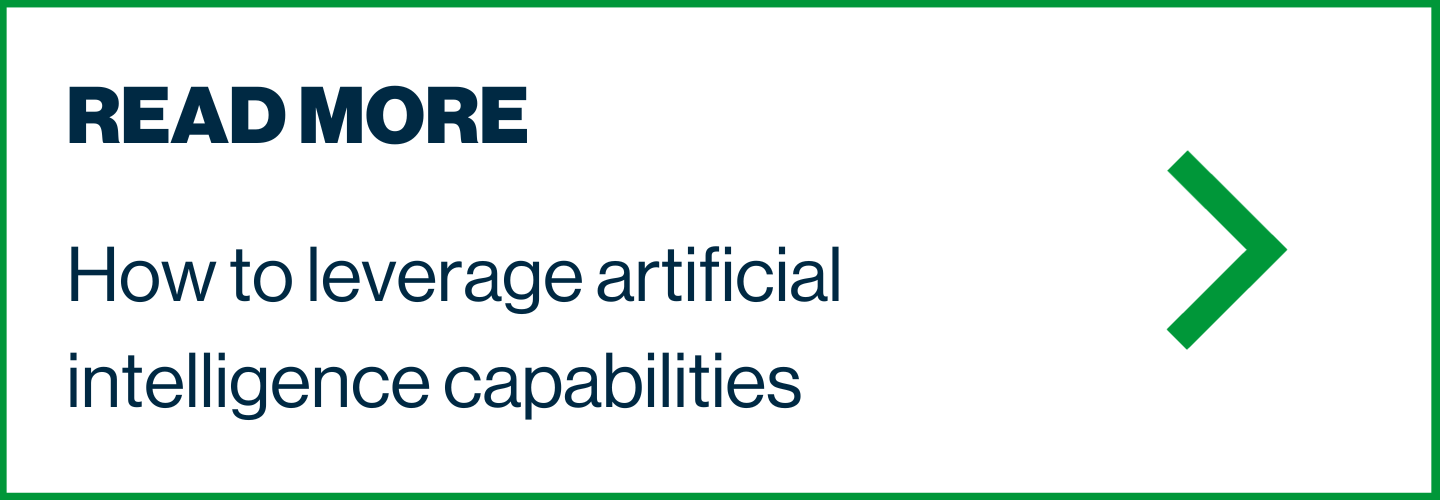 How to leverage artificial intelligence capabilities