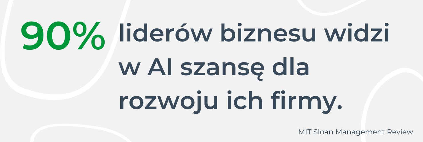 90% liderów biznesu widzi w AI szansę dla rozwoju ich firm