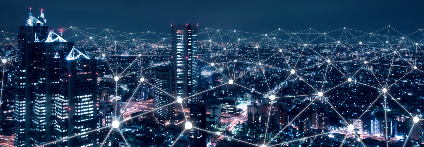 city of dots, interconnected city